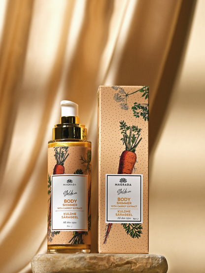 Magrada Gel Scintillante Dorato Con Estratto Di Carota 100ml 