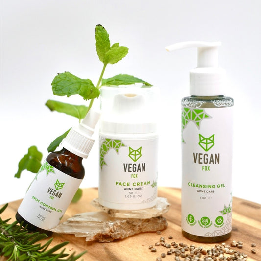 Vegan Fox Set Viso Per La Cura Dell'acne